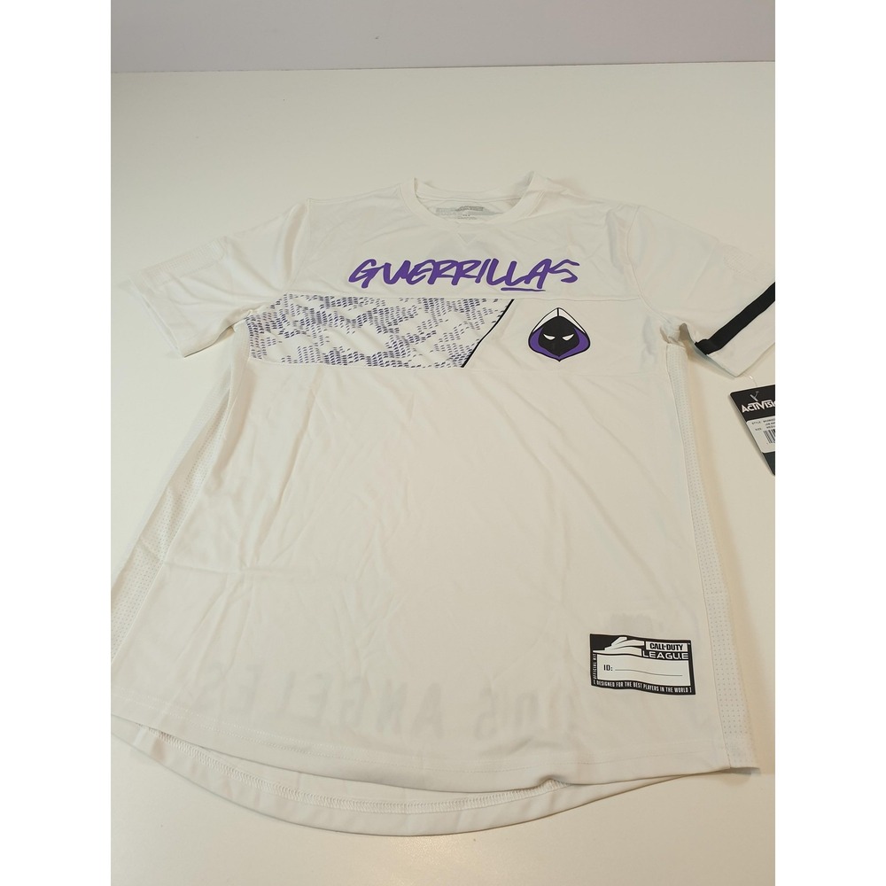 Los Angeles Guerrillas Shirt Mens Medium White Call of Duty League Activision